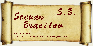 Stevan Bracilov vizit kartica